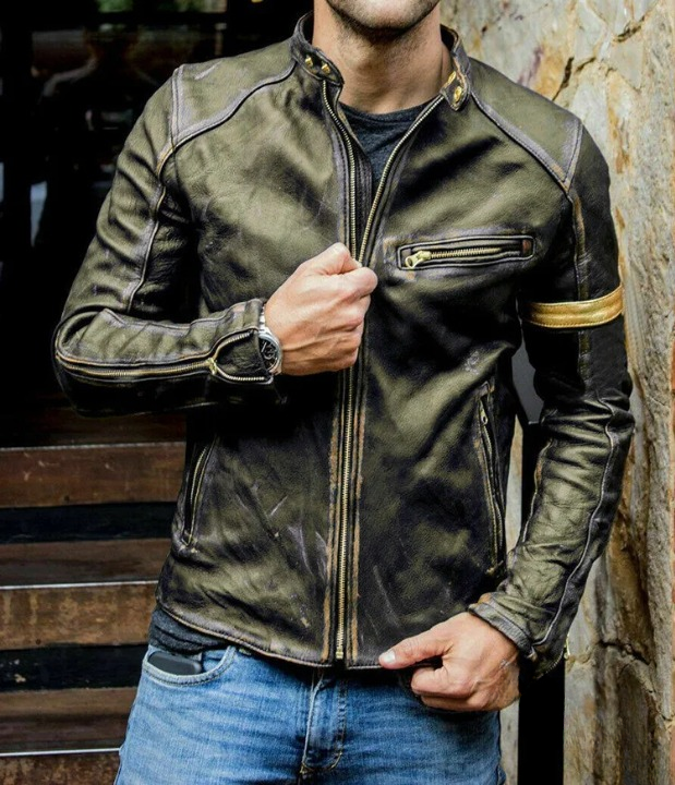 Herren Lederjacke
