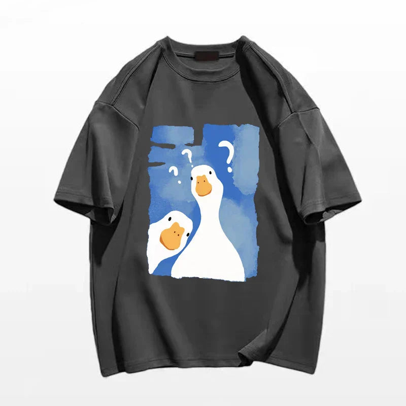 Verwirrtes Enten-T-Shirt