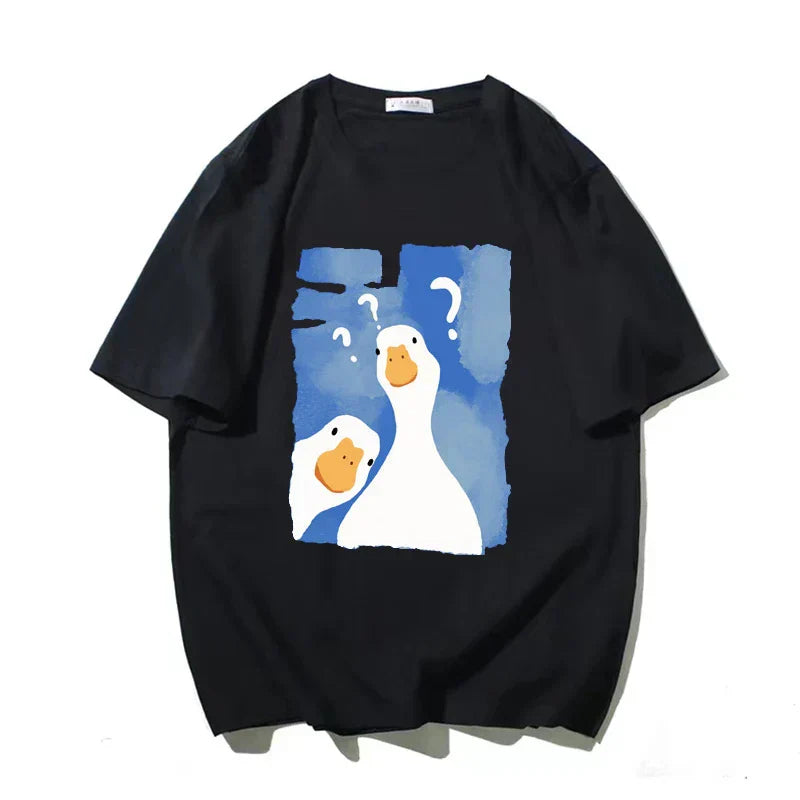 Verwirrtes Enten-T-Shirt