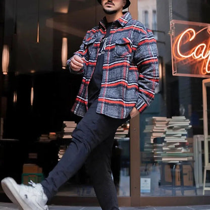 Relaxed Fit-Jacke aus Schurwolle