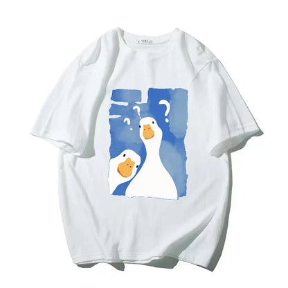 Verwirrtes Enten-T-Shirt