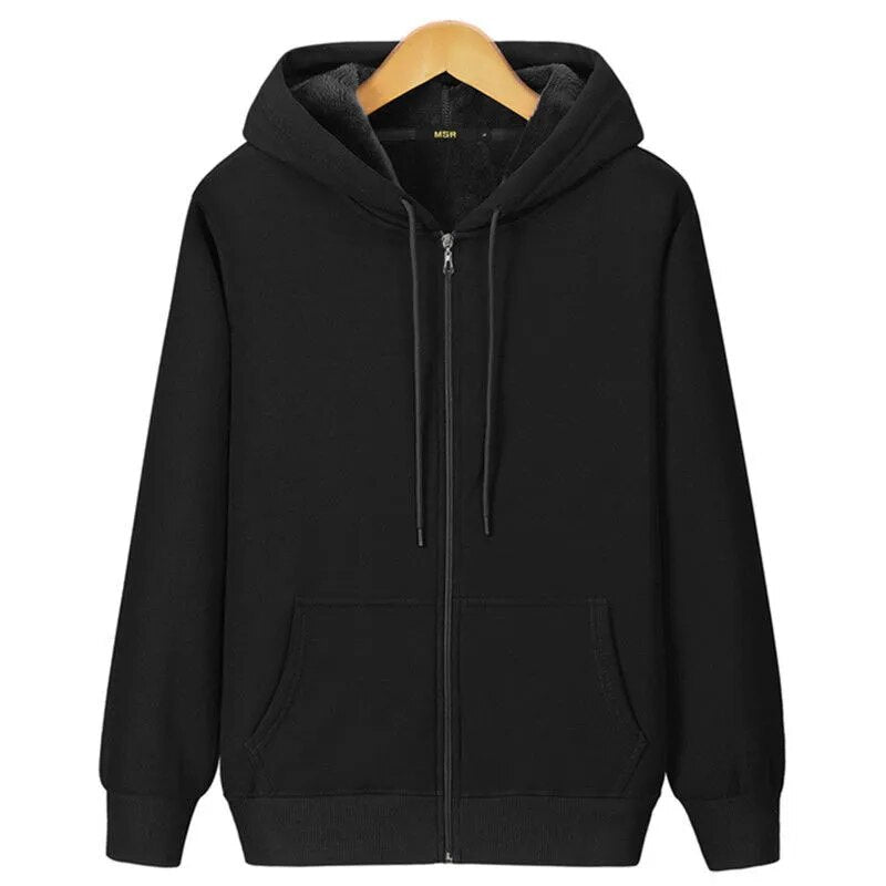 Fleece-Premium-Hoodie für Herren