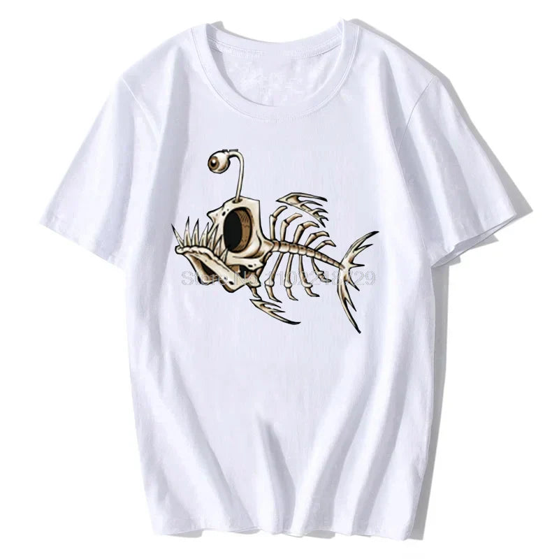 Fischgräten-Spaß-T-Shirt