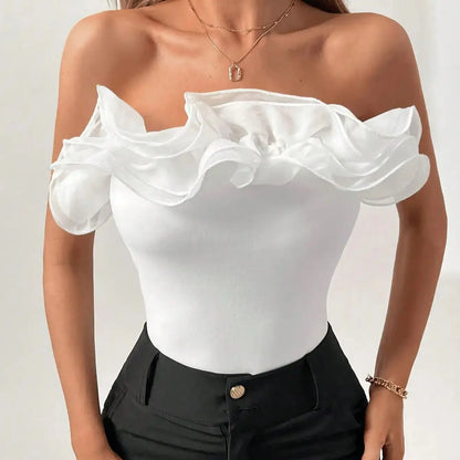 Glamouröses, trägerloses, schickes Top