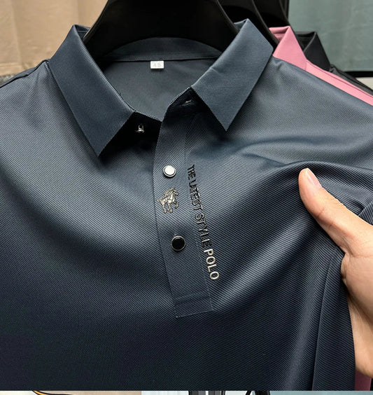 Knitterfreies Poloshirt