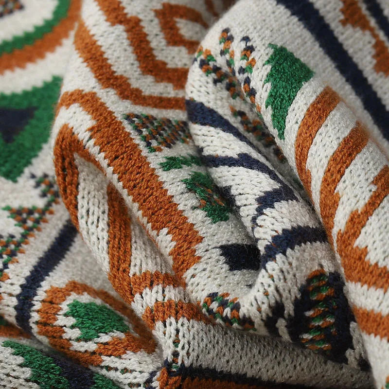 Premium Jacquard-Strickpullover