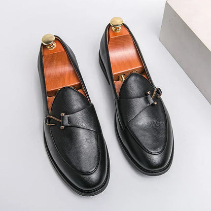 Klassische Loafer mit Profil