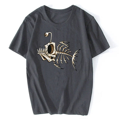 Fischgräten-Spaß-T-Shirt