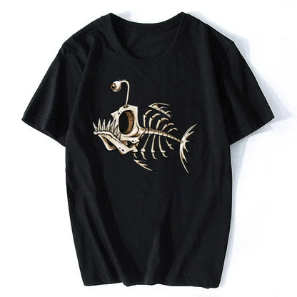 Fischgräten-Spaß-T-Shirt