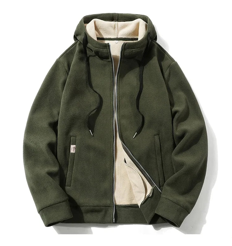 Washington Fleecejacke mit Kapuze