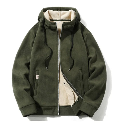 Washington Fleecejacke mit Kapuze