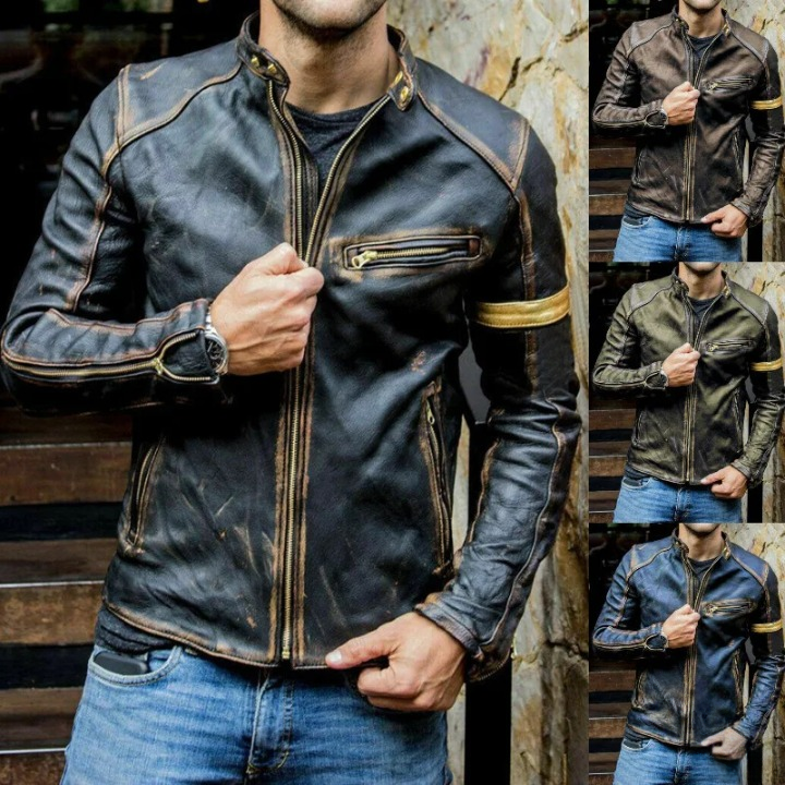 Herren Lederjacke