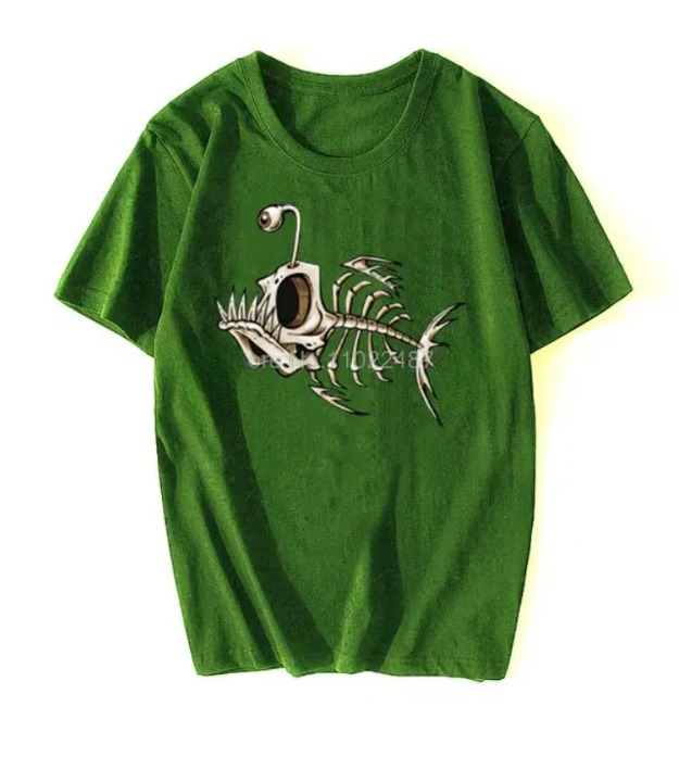 Fischgräten-Spaß-T-Shirt