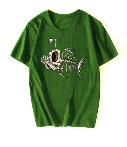 Fischgräten-Spaß-T-Shirt