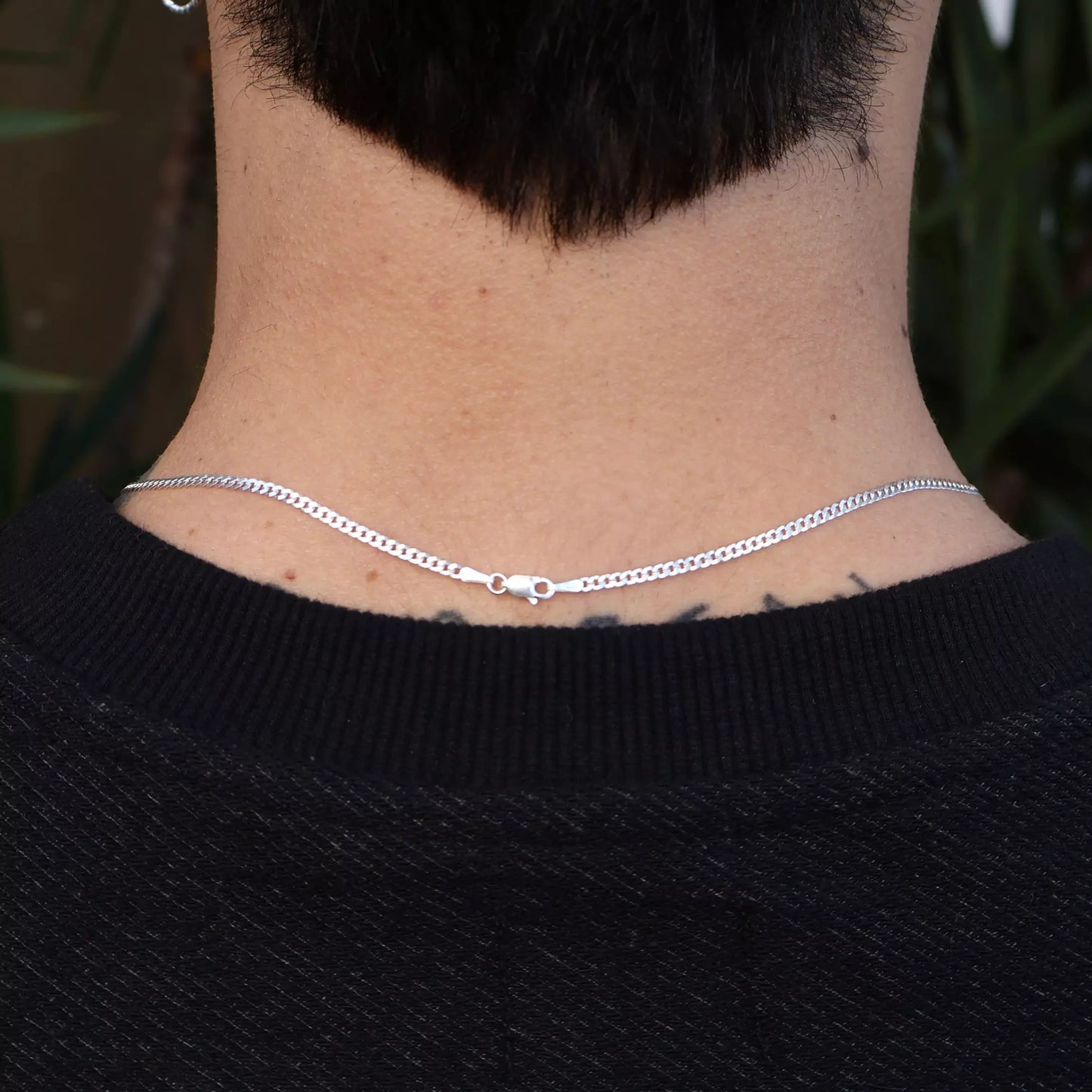 Grumet 2 mm Silberkette und Armband-Set