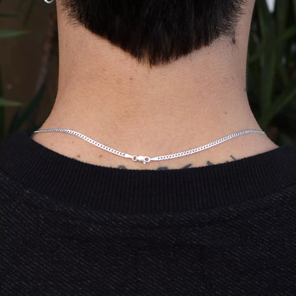 Grumet 2 mm Silberkette und Armband-Set